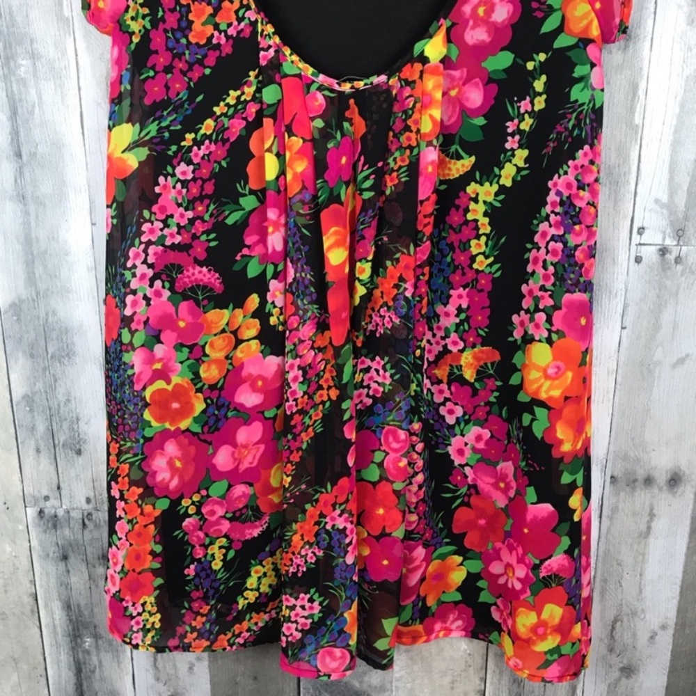 Show Me Your MuMu Floral Zozi Babydoll Dress Small - Picture 5 of 7
